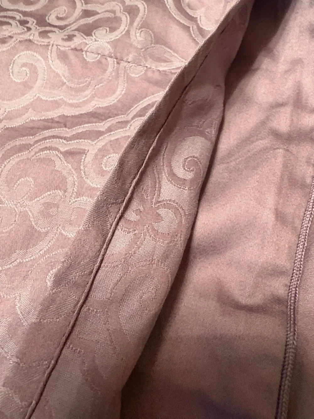 Yves Delorme Purple Esquise Pattern Euro Pillowsham